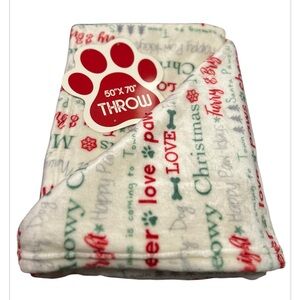 Holiday Dog Throw